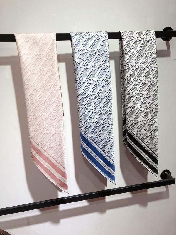 Dior silk scarf 90X90cm E28 (12)